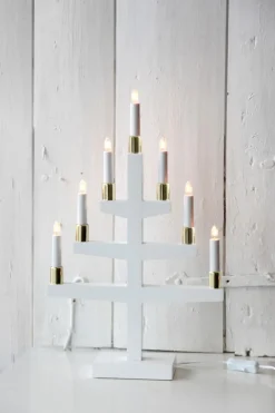ACCESSORIZE Ljusmanschett 7-pack Mässinghylsa