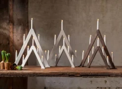 ALBO Ljusstake 5L 66cm Beige