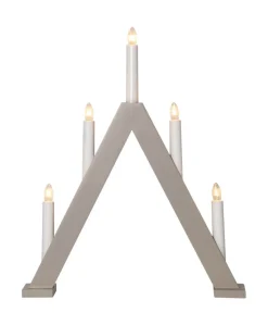 ALBO Ljusstake 5L 41cm Beige