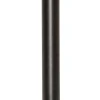 ALIPPA Solcells-pollare 44cm Svart