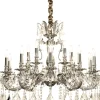 ALLINGTON Kristallkrona 15-Arm 86cm Antiksilver