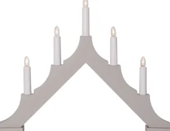 ALMA Träljusstake 33,5cm Beige
