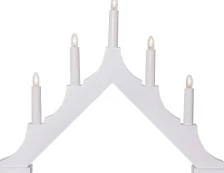 ALMA Träljusstake 33,5cm Vit