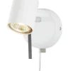 ALPHA Väggspot Vit 13cm