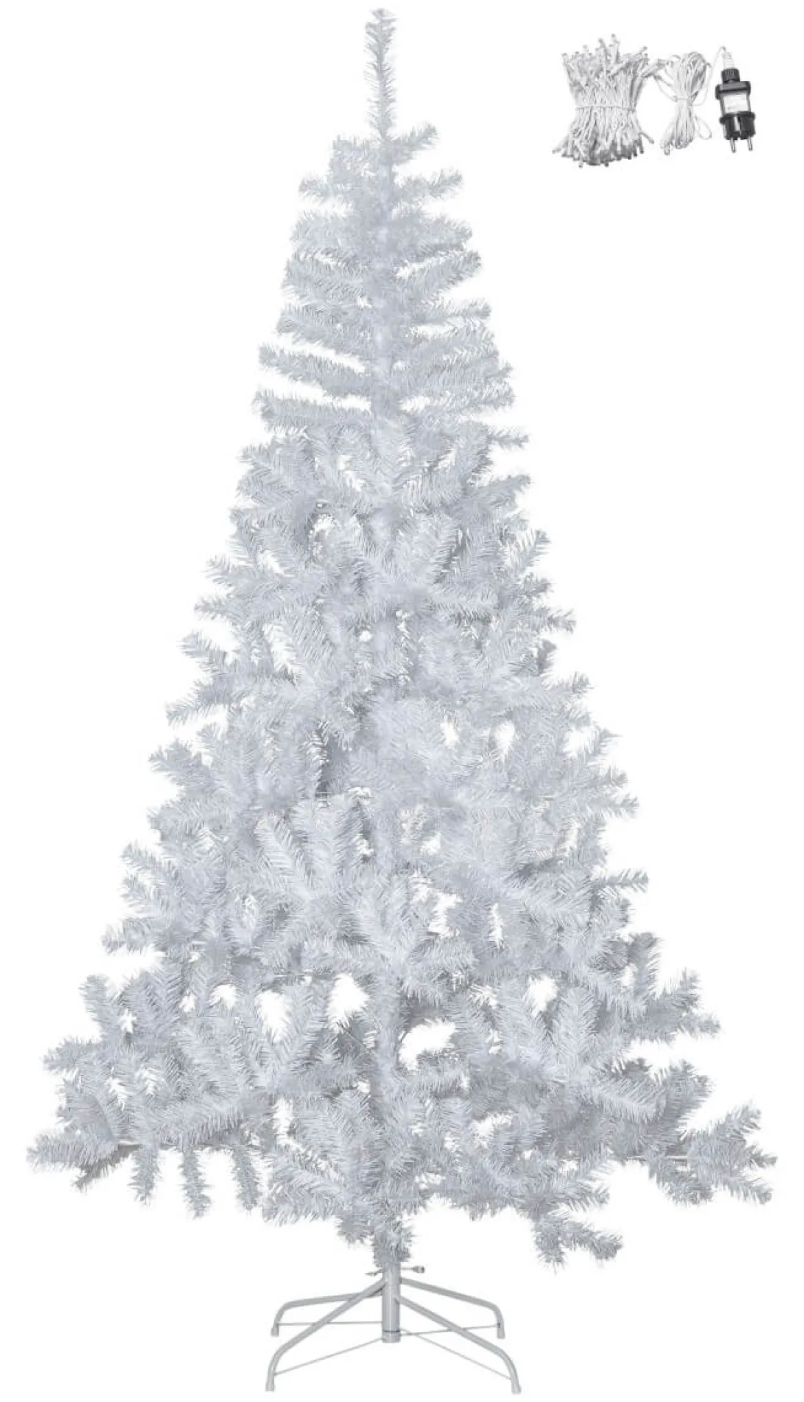 ALVIK Julgran med 180LED 2,1m Vit IP44