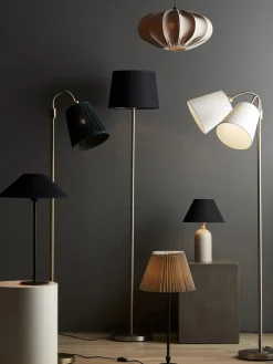 AMY Golvlampa 130cm Krom