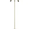 AMY Golvlampa Flex 2-Arm 150cm Antikmässing