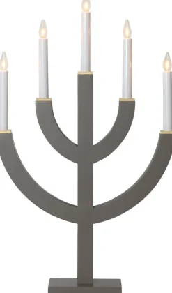 ANNO Ljusstake 5L 59cm Brun