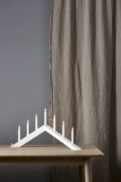 ARROW Ljusstake 36cm Vit