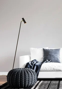 ARTIC Golvlampa Dimbar 140cm Svart/Stål