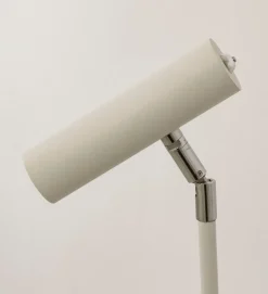 ARTIC Golvlampa LED Dubbel 137cm Vit/Krom