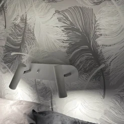 ARTIC Vägglampa LED Dubbel 30cm Vit/Krom