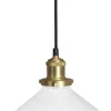 AUGUST Fönsterlampa 24.5cm Opalvit