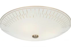 AVENY Plafond 50cm Vit/Stål