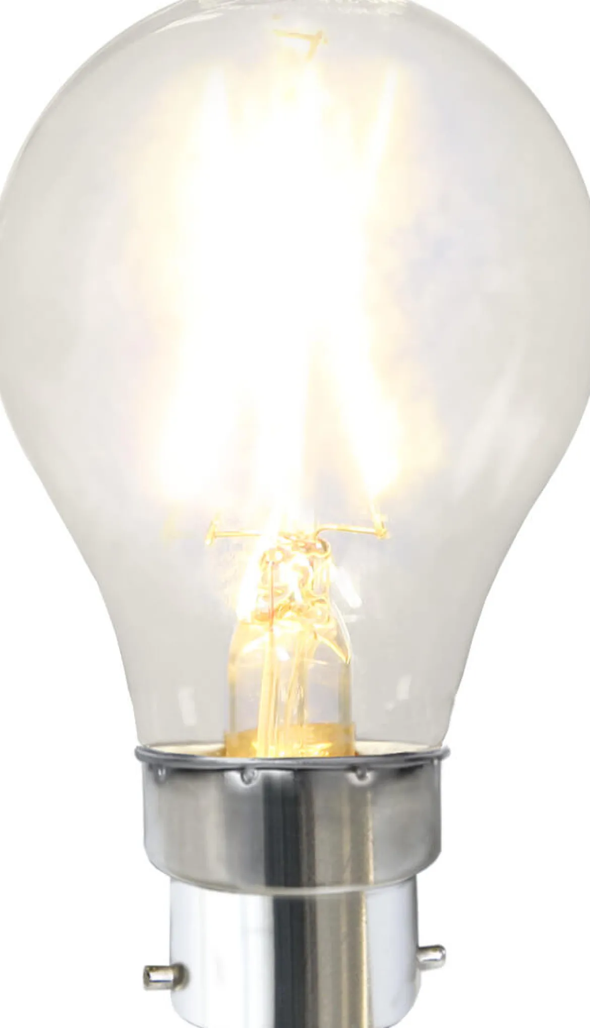 B22 Normal 2W 2700K 220lm Klar LED-Lampa