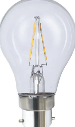 B22 Normal 2W 2700K 220lm Klar LED-Lampa