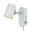 BALDER Vägglampa 14,5cm Vit/Krom