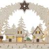 BAMBERG Ljusstake Batteri 10L 27,5cm Natur