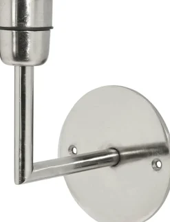 BASE Vägglampa 13cm Matt Krom