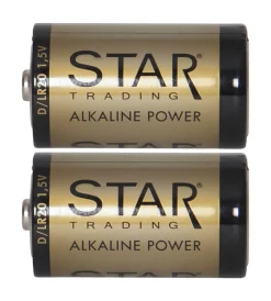 BATTERI D 1,5V Power Alkaline 2-Pack