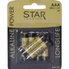 BATTERI 6-Pack AAA 1,5V Power Alkaline
