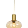BELL Fönsterlampa 16cm Matt Mässing/Amber