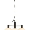 BELL Taklampa 4:a 47cm Svart/Opalvit