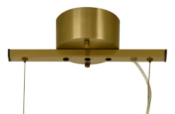 BELL Taklampa 3:a Rak 70cm Matt Mässing/Rök