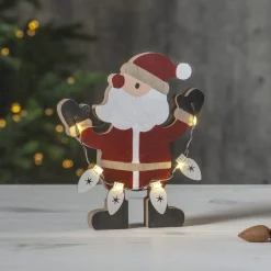 BILLY Inomhusdekoration Tomte Batteri 17cm