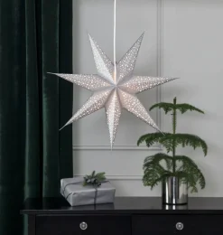 BLINKA Pappersstjärna 62cm Silver