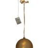 BLISS Glaskula Batteri 21cm 20LED Guld