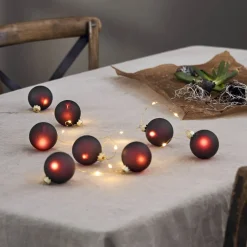 BLISS Ljusslinga Batteri 1,6m 22LED Varmvit/Röd