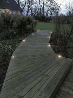 BOLTHI Decklight 4-Pack 3,5cm Stål 12V IP67