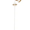 BOW Golvlampa 3L 152cm Vit/Brun/Silver