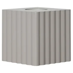 BOX Lampfot E27 10cm Elefantgrå