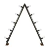 BRIGHT Ljusstake Utomhus 10L 120cm Corténstål/Opal