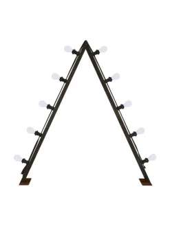 BRIGHT Ljusstake Utomhus 10L 120cm Corténstål/Opal