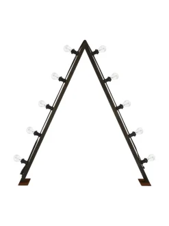 BRIGHT Ljusstake Utomhus 10L 120cm Corténstål/Klar