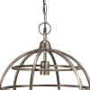 BRISTOL Taklampa 41cm Råsilver