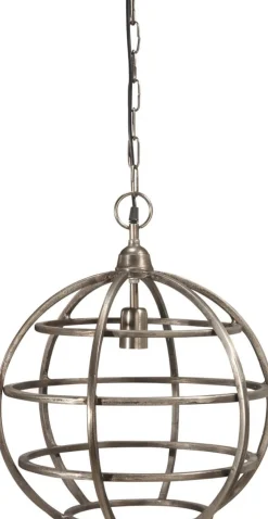 BRISTOL Taklampa 41cm Råsilver