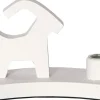 BRUCE Ljusstake 18cm Vit
