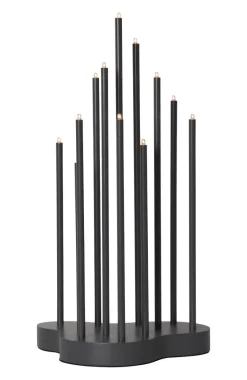 BUZZ Ljusstake 12L 43cm Grå