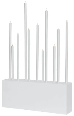 BUZZ Ljusstake 11L 43cm Vit