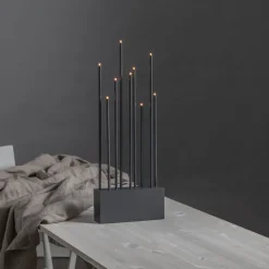 BUZZ Träljusstake 9L 60cm Grå