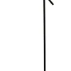CADIZ Golvlampa Dimbar 130cm Svart/Matt Mässing