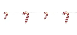 CANDYCANE Ljusslinga Batteri 1,35m 10LED Varmvit/Vit