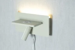 CARGADOR Väggspot USB 24cm Beige