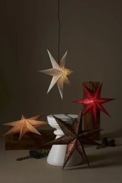 CELESTE Julstjärna 60cm Brun/Guld