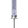 CELSIUS Solcells-Termometer 57,5cm Silver IP44