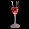CHAMPANGEGLAS med LED 18cm Röd